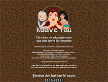 Tablet Screenshot of kahvefali.com